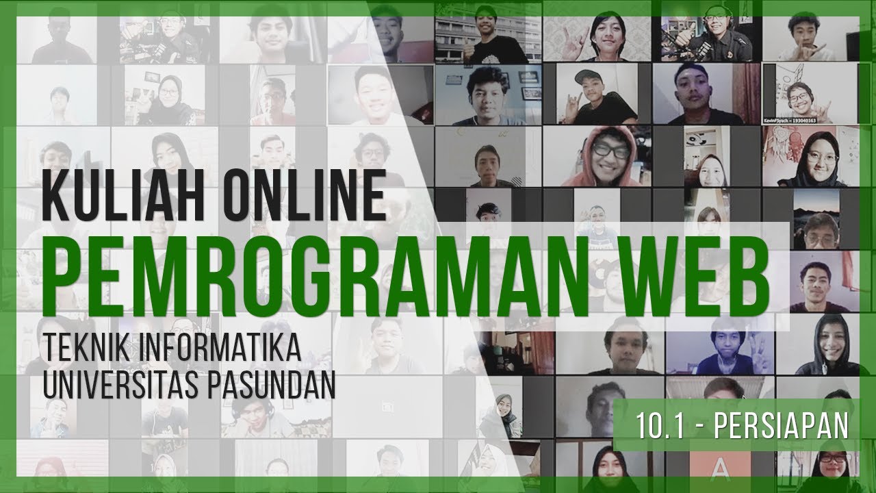 Kuliah Pemrograman Web 2020 | Pertemuan 10 - 1 (Persiapan & Konfigurasi)