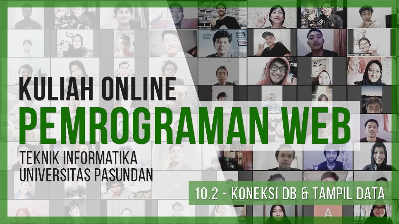 Kuliah Pemrograman Web 2020 | Pertemuan 10 - 2 (Koneksi DB)