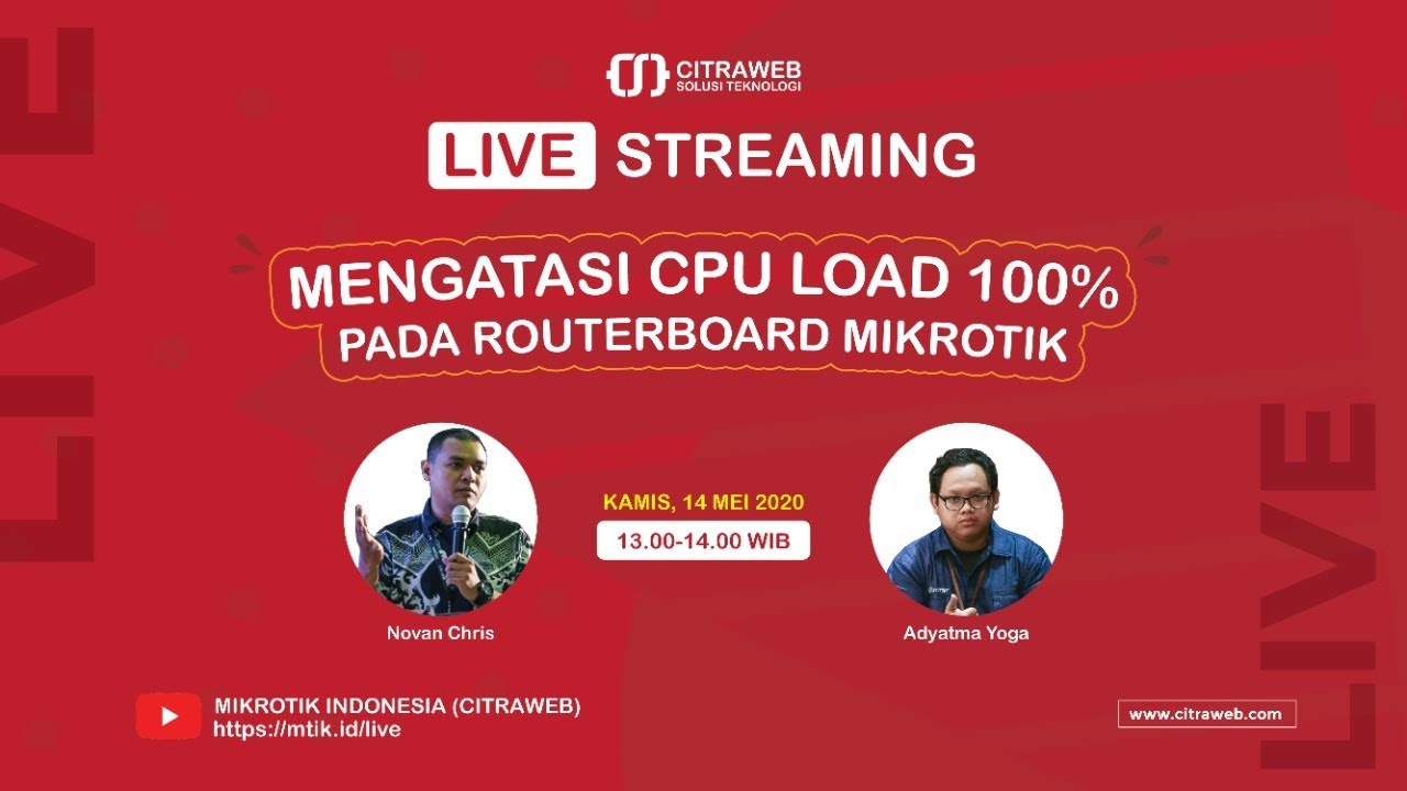 Mengatasi CPU Load 100% Pada Routerboard Mikrotik