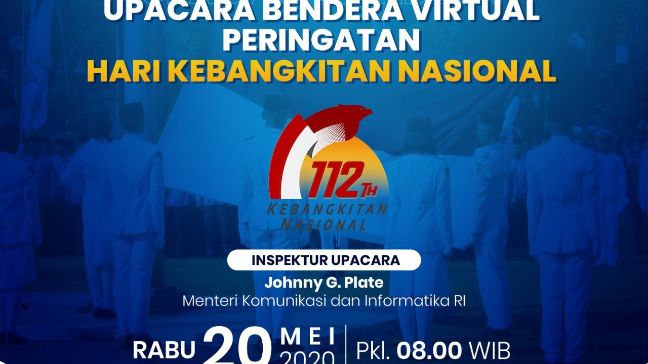 Upacara Bendera Virtual Peringatan Hari Kebangkitan Nasional