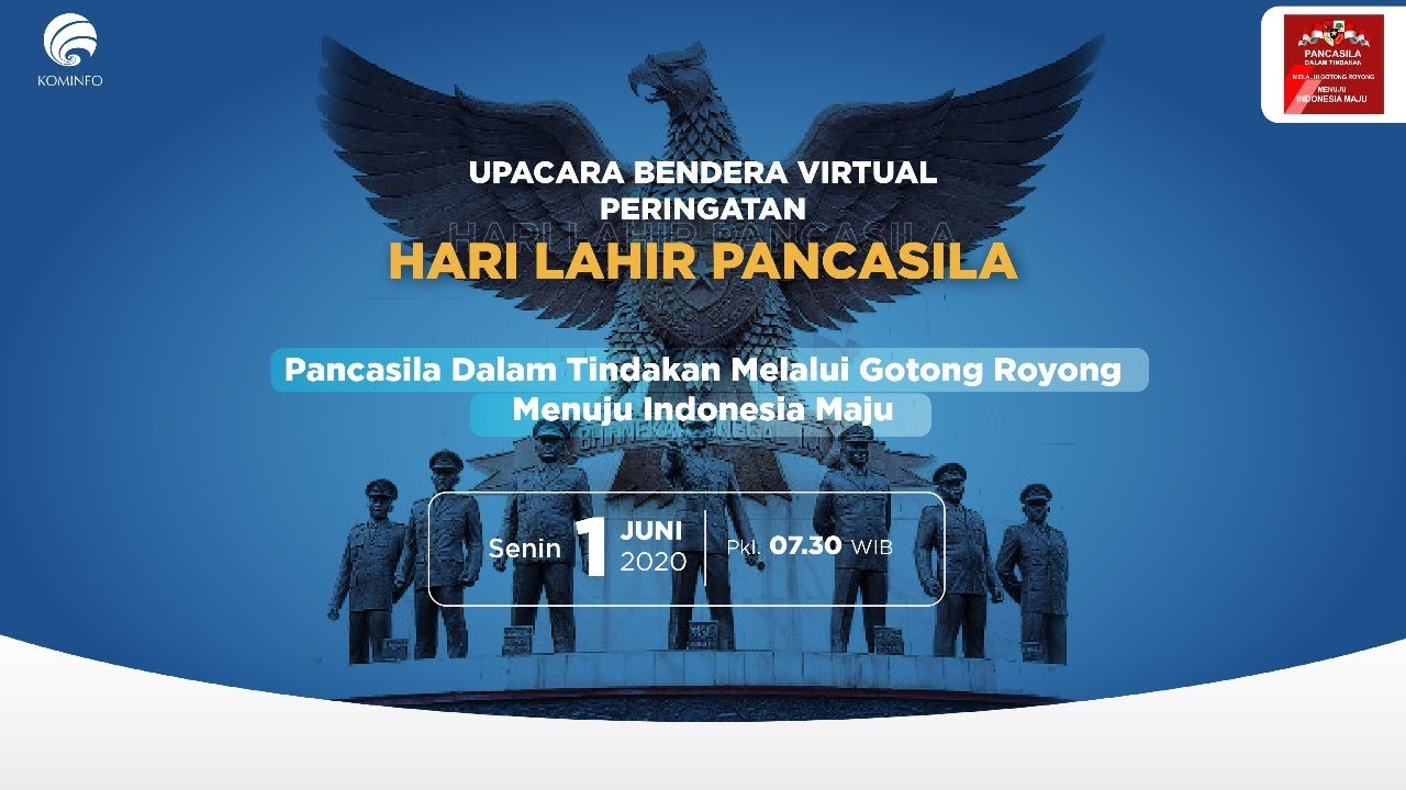 Upacara Bendera Virtual Peringatan Hari Lahir Pancasila