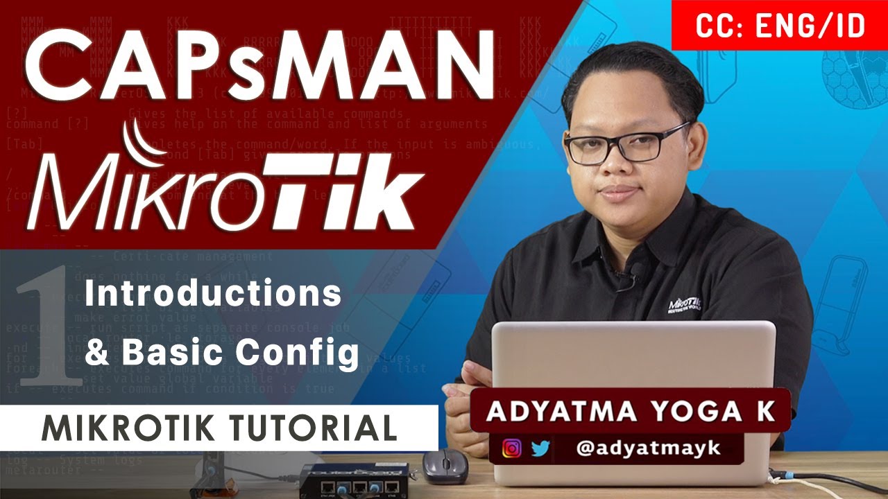 Introduction & Basic Config - CAPsMAN Mikrotik #1 [ENG SUB]