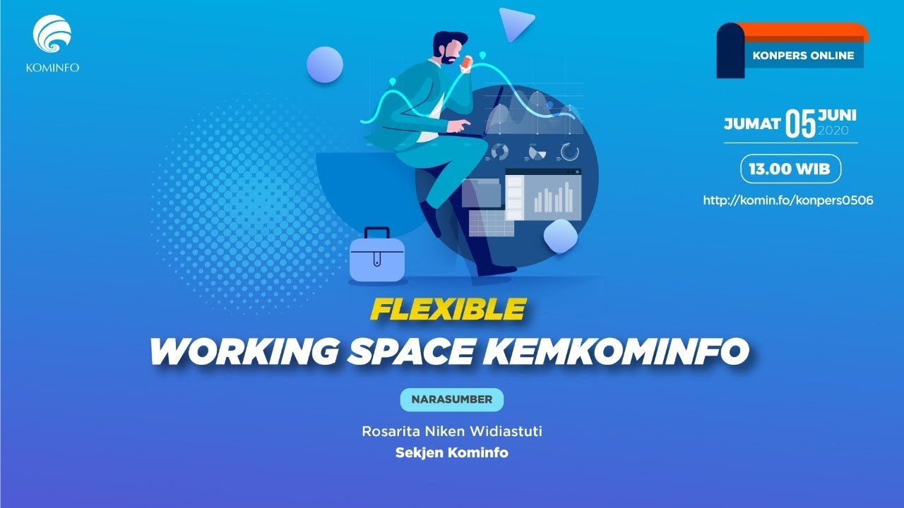 Konferensi Pers: Flexible Working Space Kemkominfo