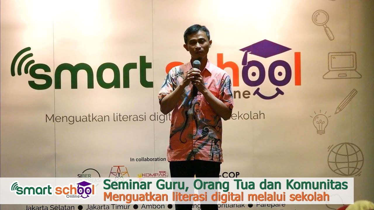 #LiveStreaming #SmartSchoolOnline di #Banyumas Seminar #SSO utk Orang Tua, Guru dan Komunitas