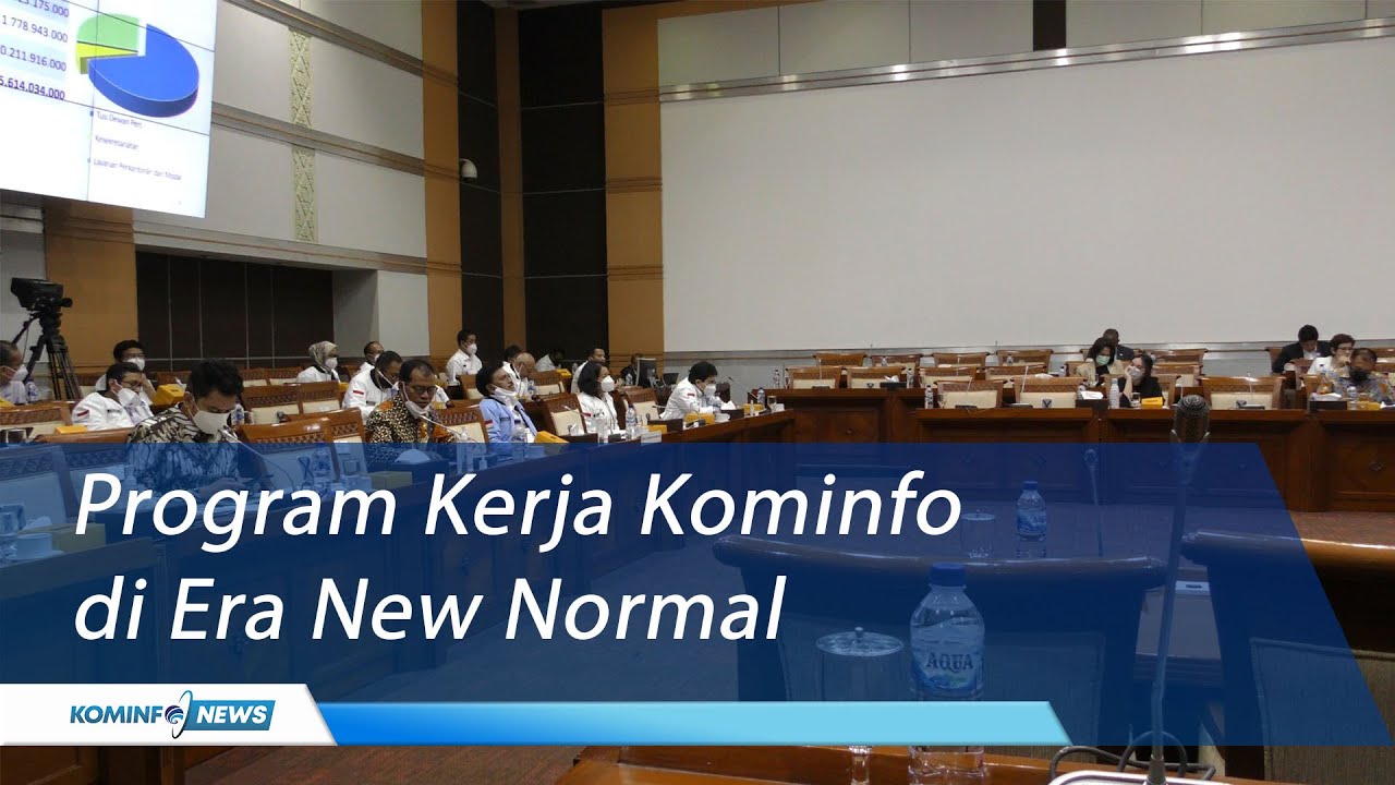 Raker Kominfo dengan Komisi I DPR RI Bahas RKA/RKP 2021