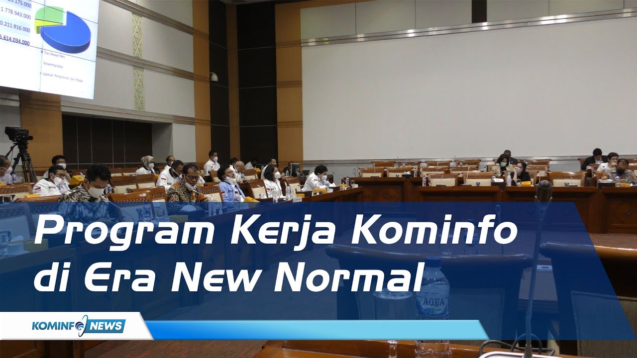 Rapat Kerja Kominfo dengan Komisi I DPR RI Bahas RKA/RKP 2021