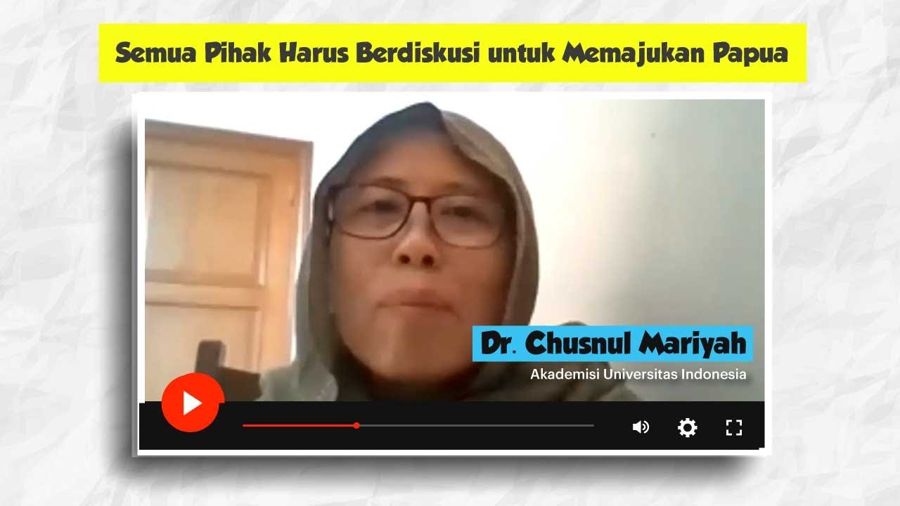 Semua Pihak Harus Dilibatkan dalam Diskusi Memajukan Papua ~ Webinar GPRTV