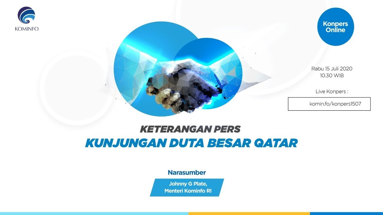 Konferensi Pers:  Hasil Kunjungan Duta Besar Qatar