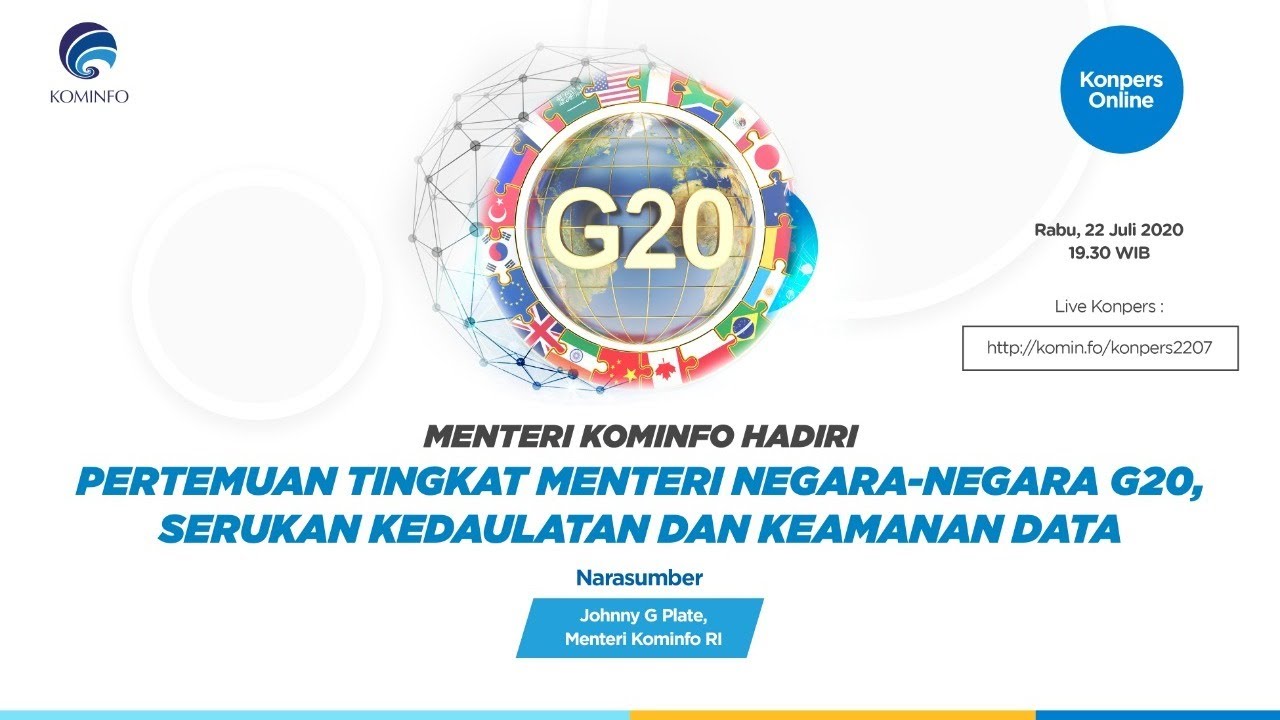 Konferensi Pers : Hasil Pertemuan Tingkat Menteri Negara G20