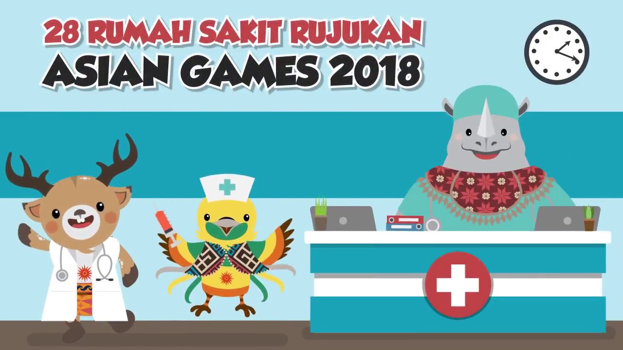 [Motion Grafis] 28 Rumah Sakit Rujukan Asian Games 2018