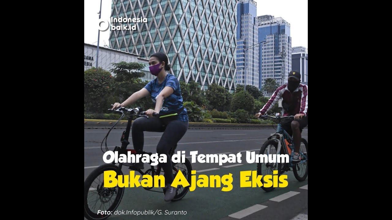 Olahraga di Tempat Umum Bukan Ajang Eksi