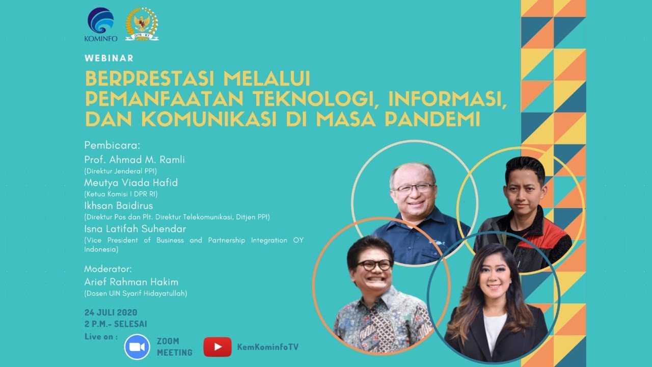 [WEBINAR] Berprestasi Melalui Pemanfaatan Teknologi, Informasi dan Komunikasi di Masa Pandemi