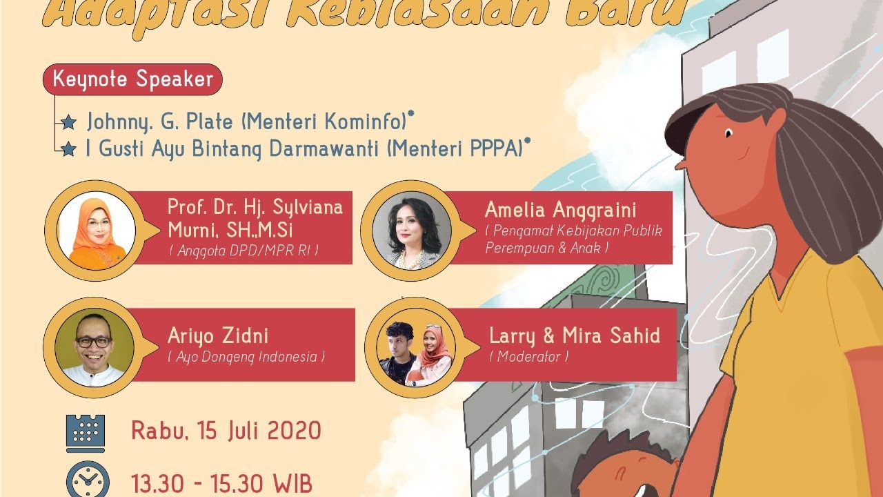 Webinar "Smart Parenting di Masa Adaptasi Kebiasaan Baru"