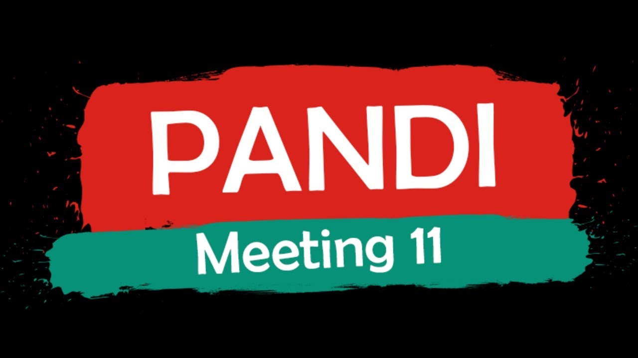 PANDI MEETING 11 - WEBINAR 26 AGUSTUS 2020