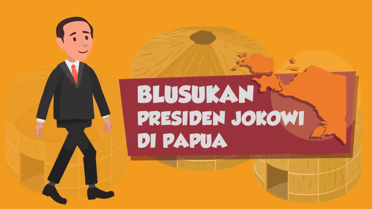 [Motion Grafis] Blusukan Presiden Jokowi di Papua