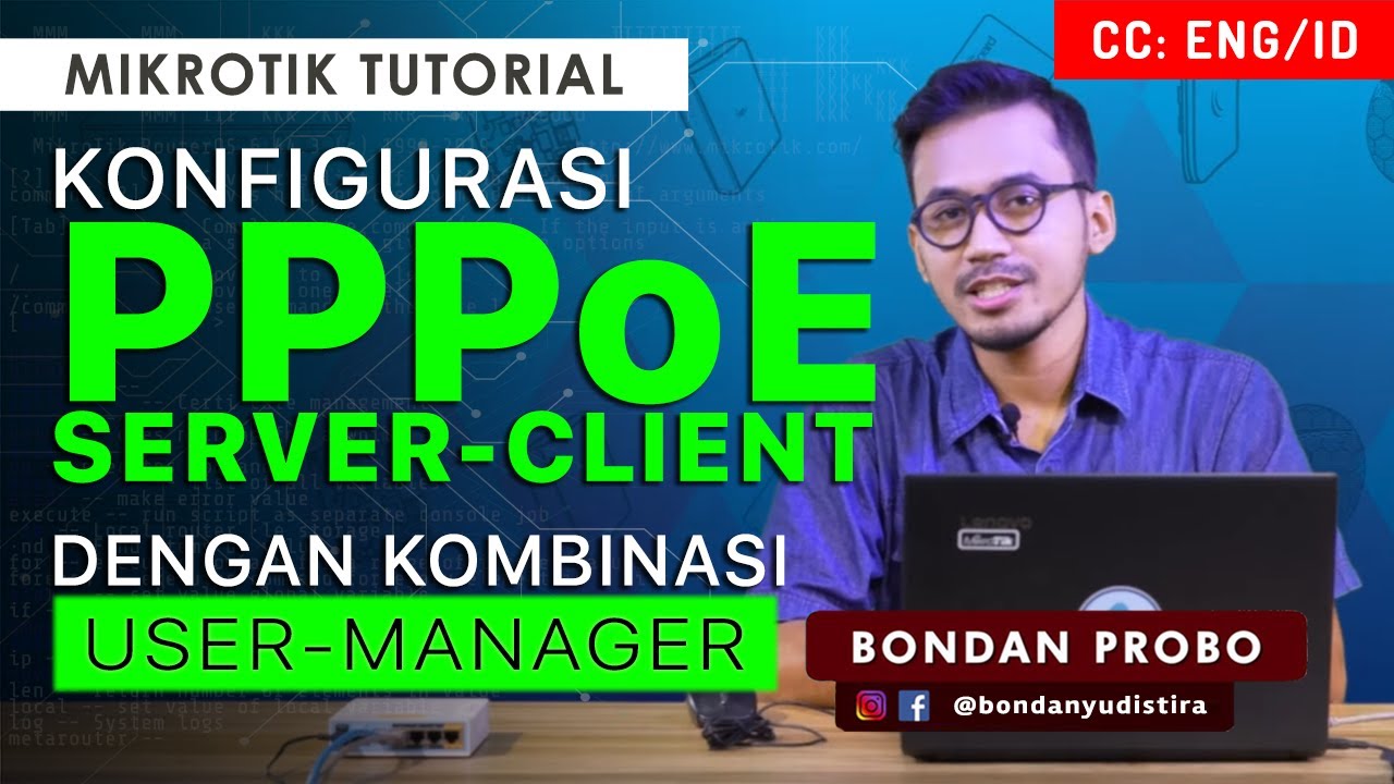 PPPoE Radius Server dengan User-Manager - MIKROTIK TUTORIAL [ENG SUB]
