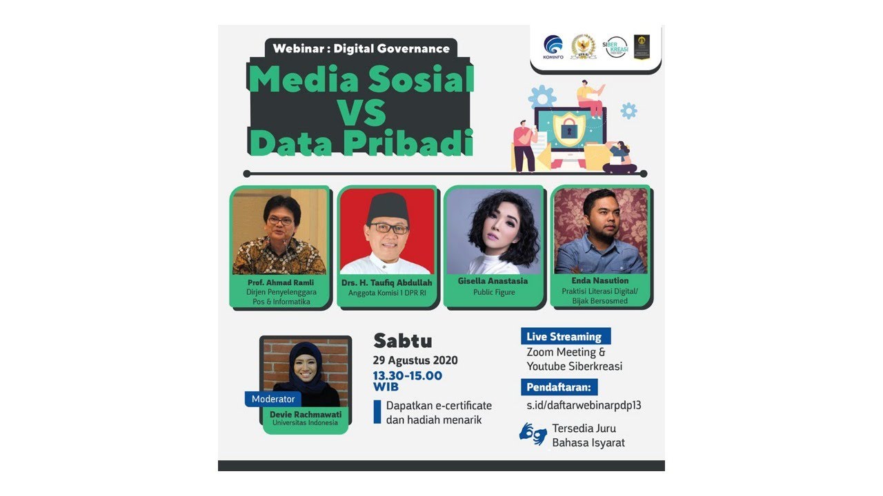 Seminar Daring : Media Sosial VS Data Pribadi