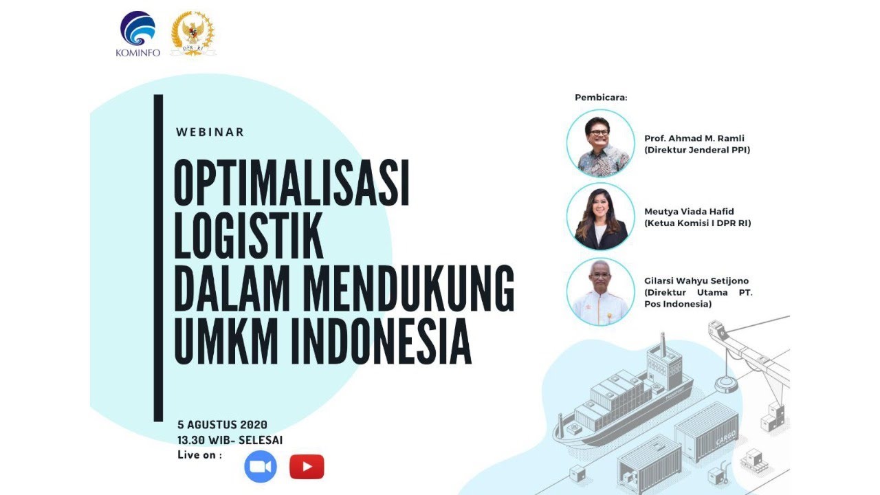 [WEBINAR] Optimalisasi Logistik dalam Mendukung UMKM Indonesia