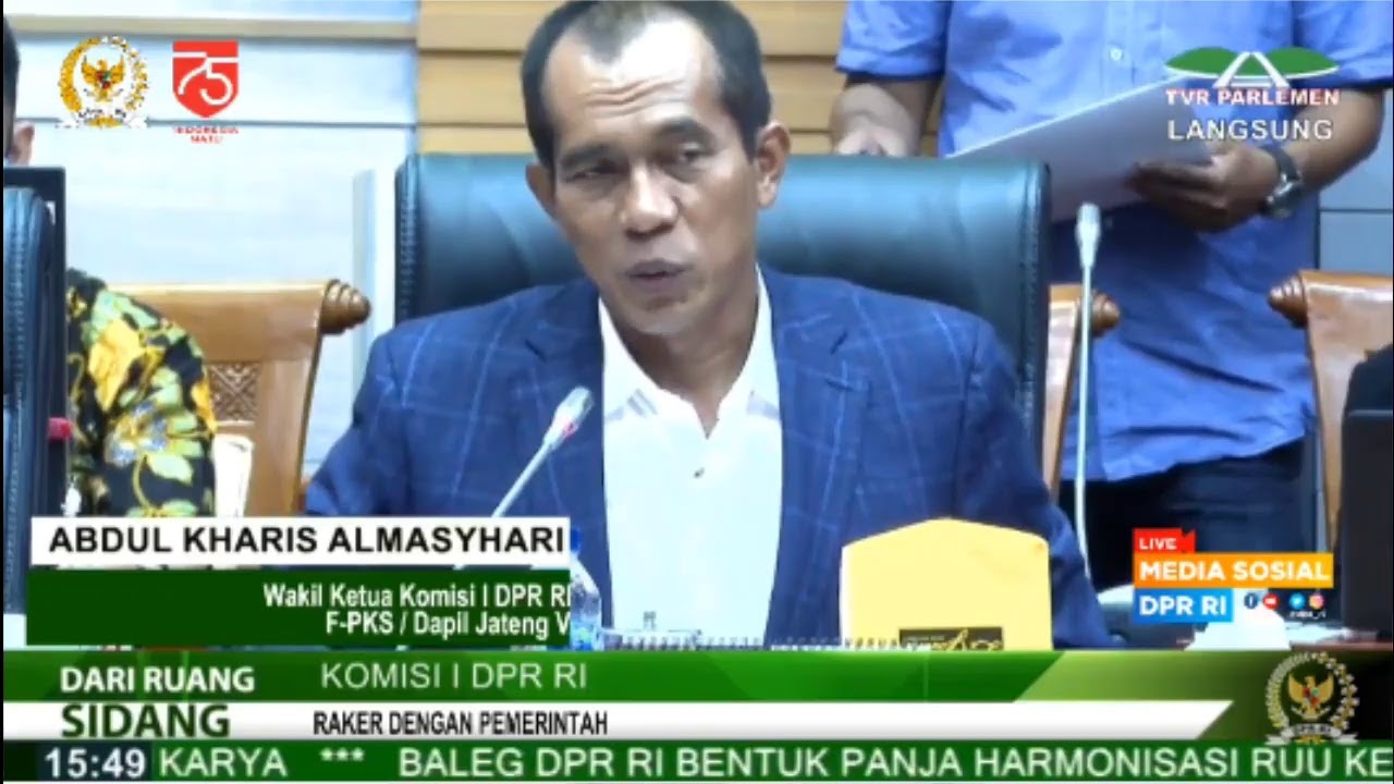 Rapat Kerja Pemerintah dengan Komisi I DPR RI tentang Pembahasan RUU Pelindungan Data Pribadi