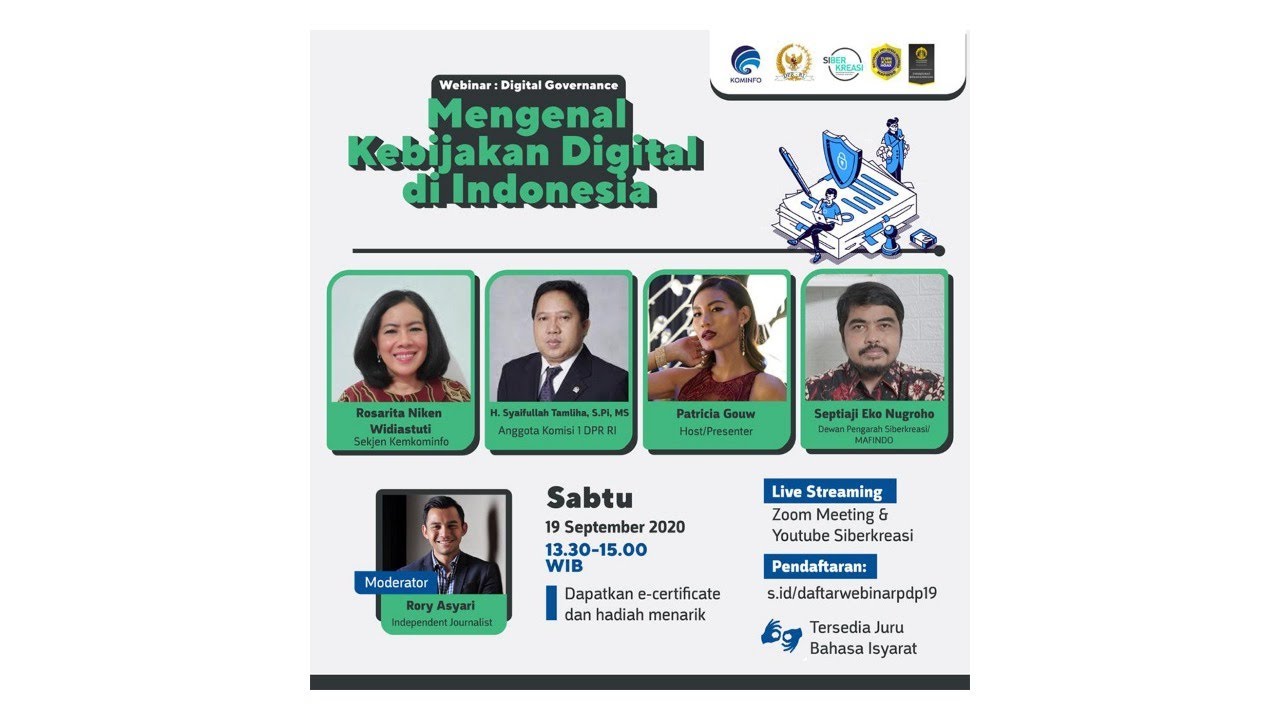 Seminar Daring : Mengenal Kebijakan Digital di Indonesia