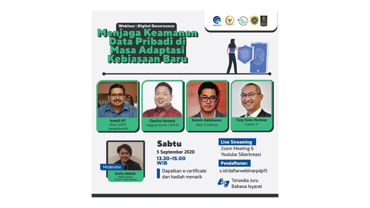 Seminar Daring : Menjaga Keamanan Data Pribadi di Masa Adaptasi Kebiasaan Baru