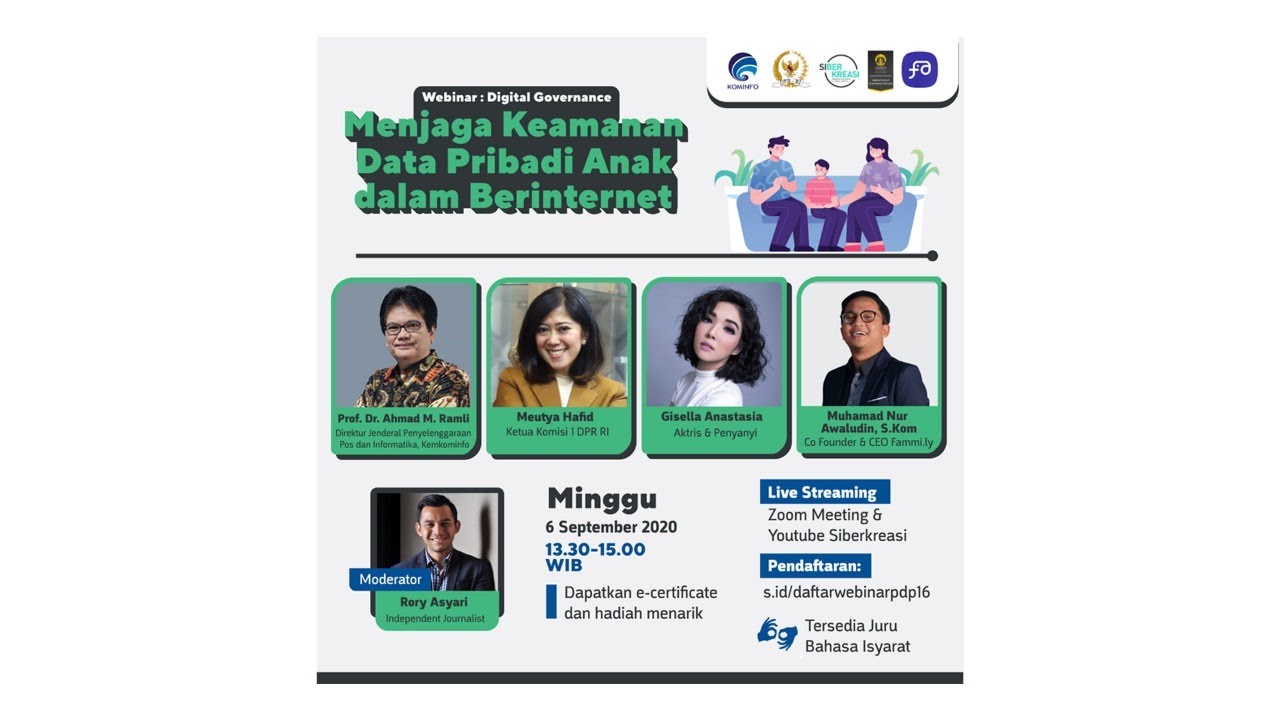 Seminar Daring : Menjaga Keamanan Pribadi Anak dalam Berinternet