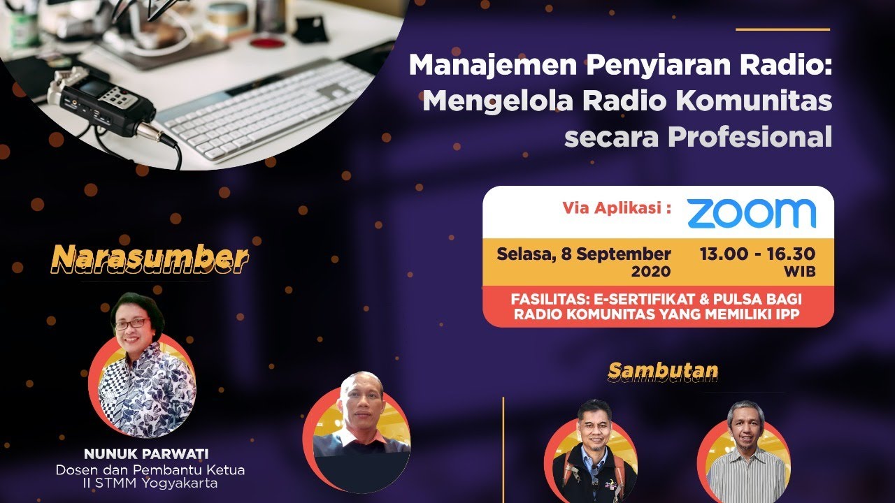 [Webinar] Manajemen Penyiaran Radio: Mengelola Radio Komunitas secara Profesional