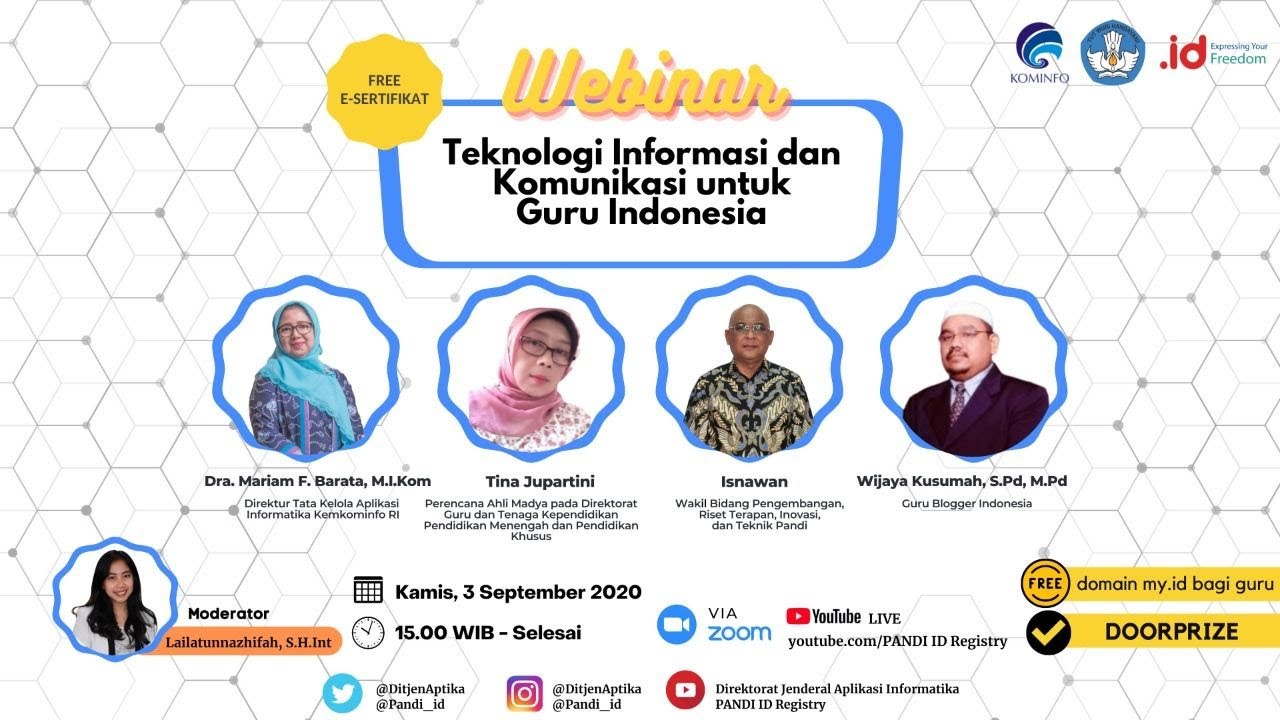 Webinar - Teknologi Informasi dan Komunikasi Untuk Guru Indonesia