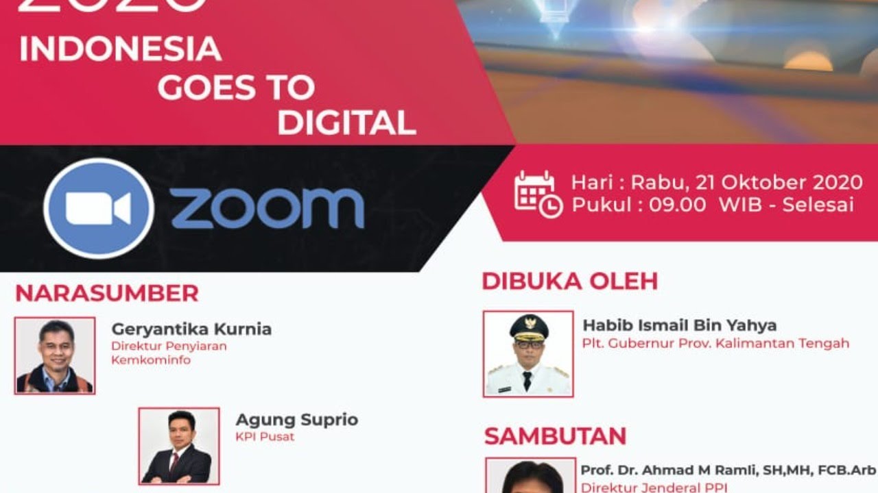 Webinar Sosialisasi TV Digital - Indonesia Goes to Digital