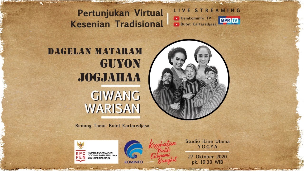 [LIVE] DAGELAN MATARAM GUYON JOGJAHAA - GIWANG WARISAN