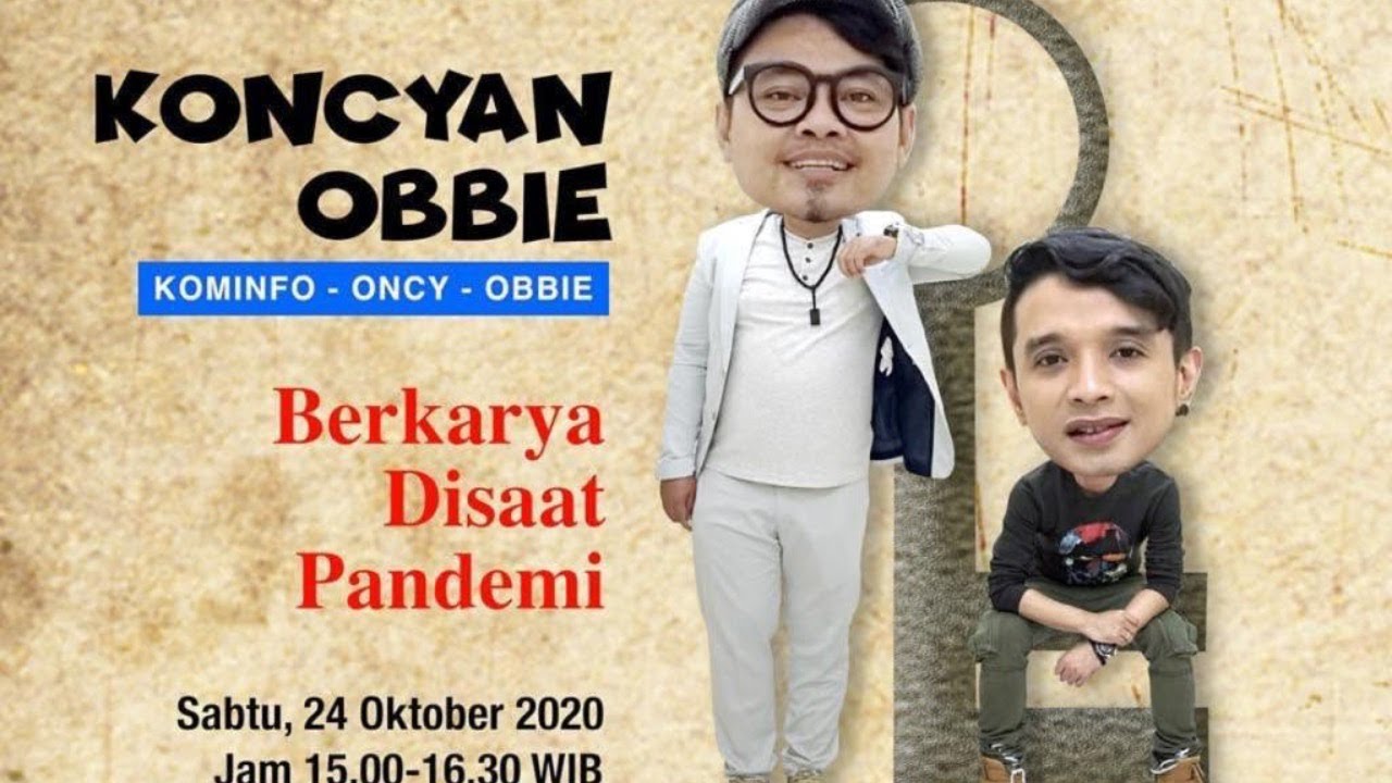 [LIVE] KONCYAN OBBIE - BERKARYA DI MASA PANDEMI