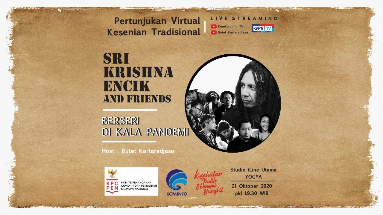 [LIVE] PERTUNJUKAN VIRTUAL - SRI KRISHNA ENCIK & FRIENDS