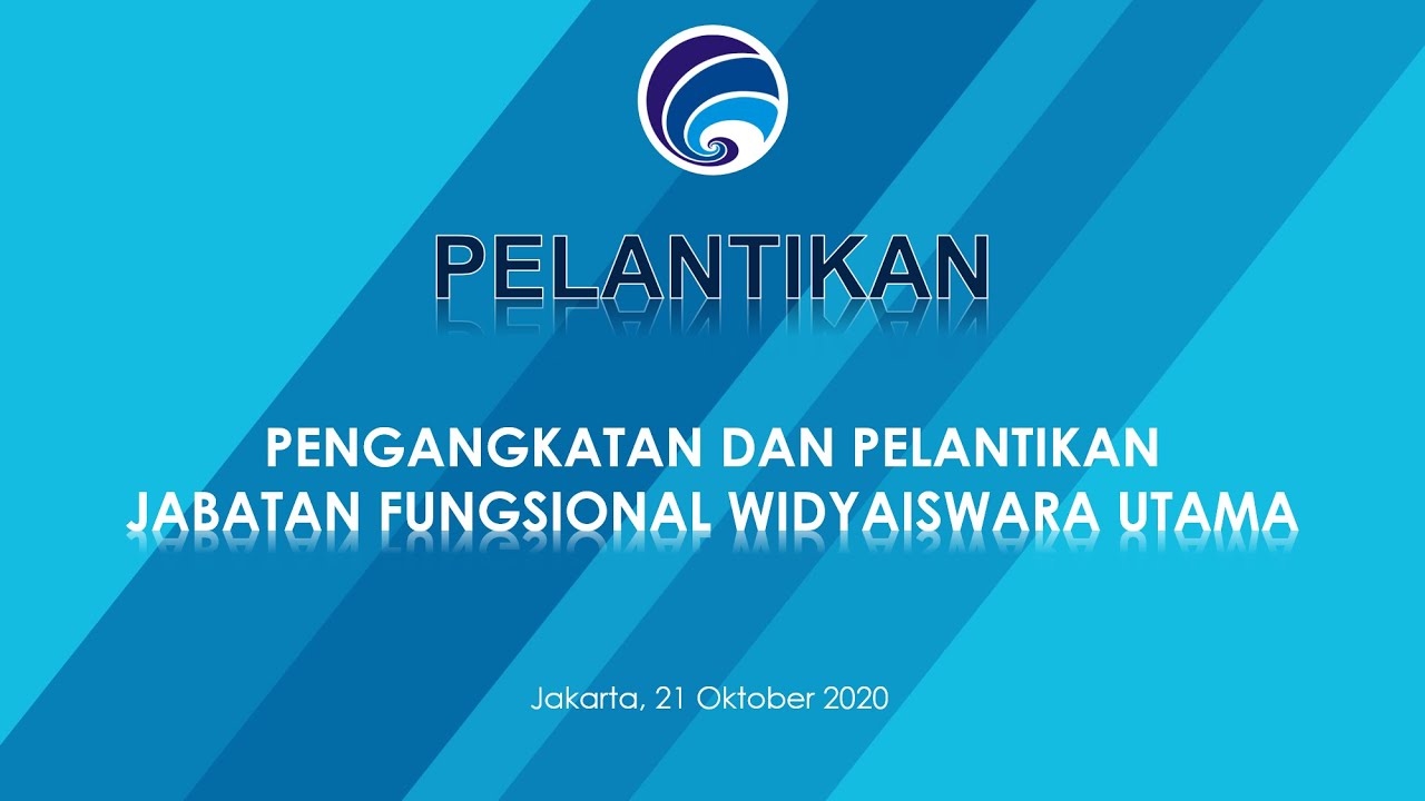 Pengangkatan dan Pelantikan Jabatan Fungsional Widyaiswara Utama