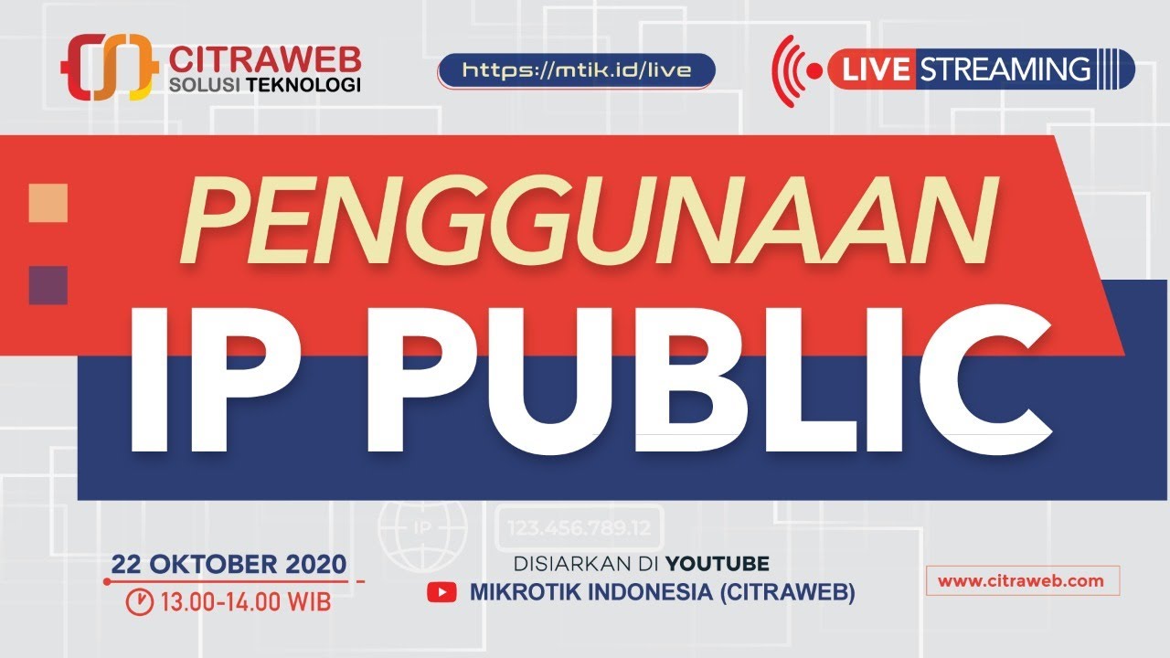 Penggunaan IP Public [Live Streaming]