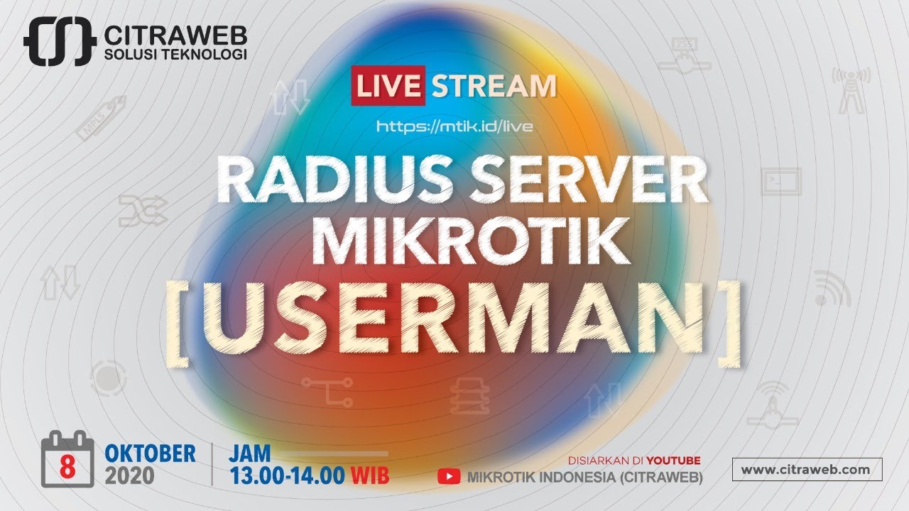 Userman - Radius Server Mikrotik [Live Streaming]