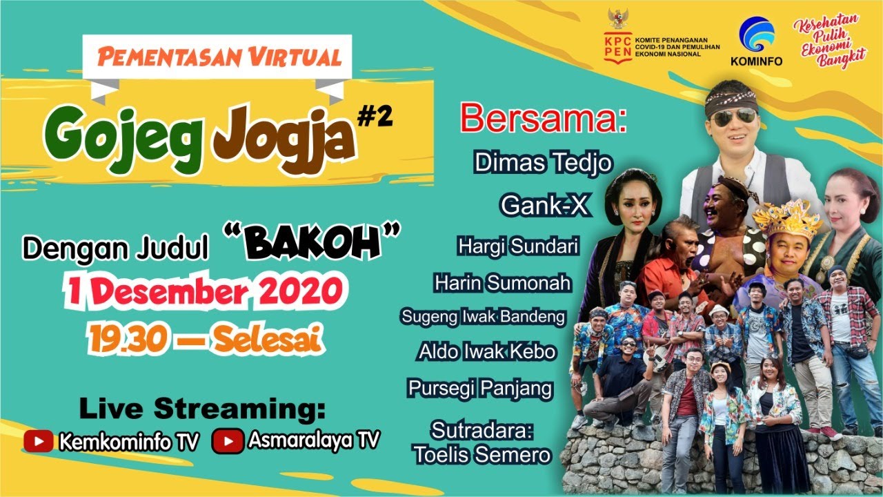 Pementasan Virtual- Gojeg Jogja