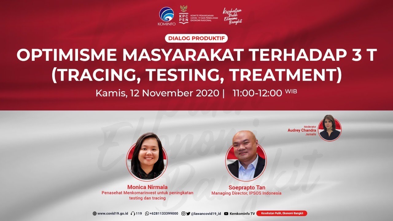 [DIALOG] OPTIMISME MASYARAKAT TERHADAP 3T (TRACING, TESTING, TREATMENT)