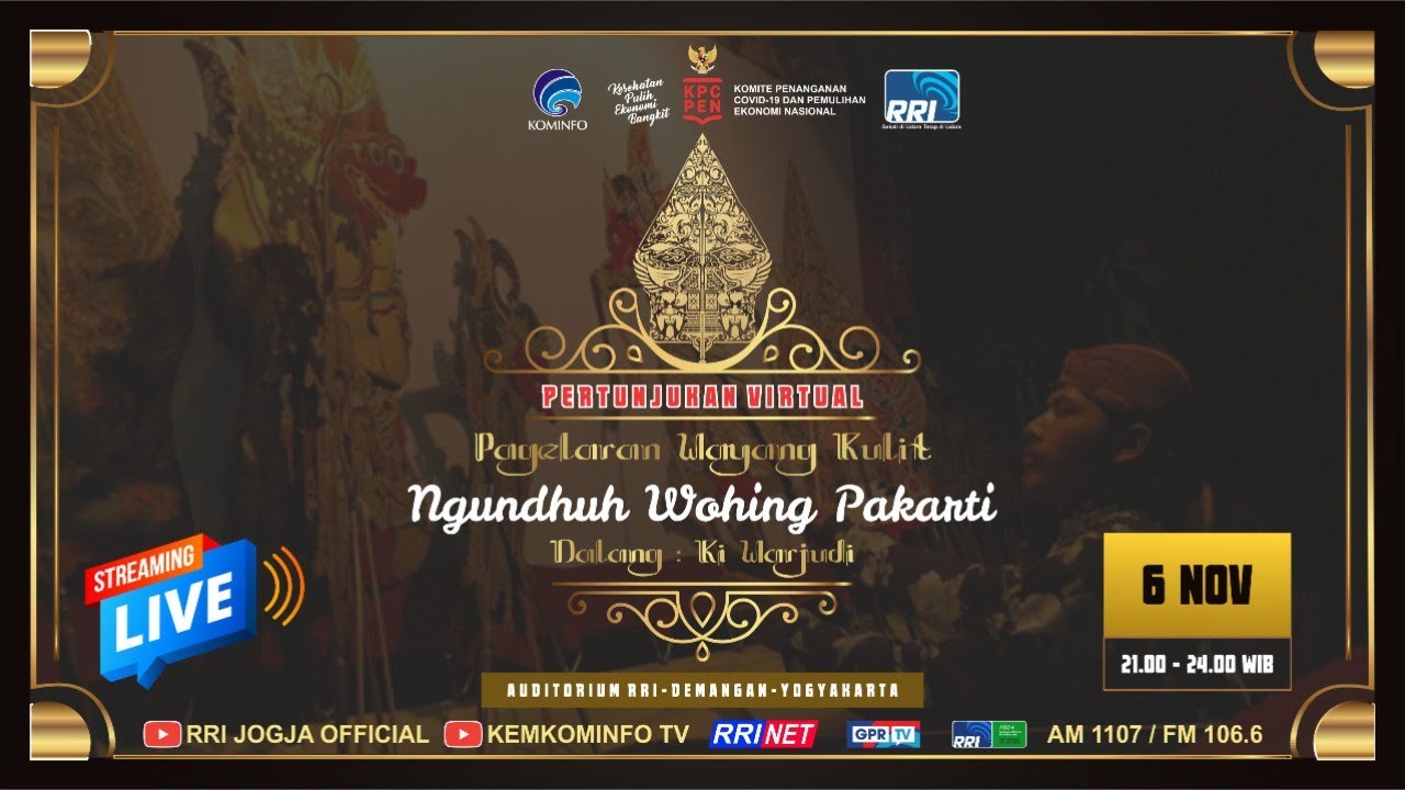 PAGELARAN WAYANG KULIT - NGUNDHUH WOHING PAKARTI