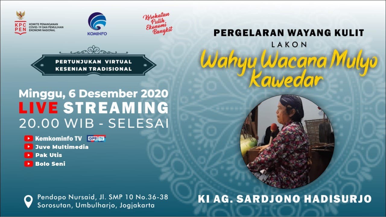 Pergelaran Wayang Kulit - Lakon Wahyu Wacana Mulyo Kawedar