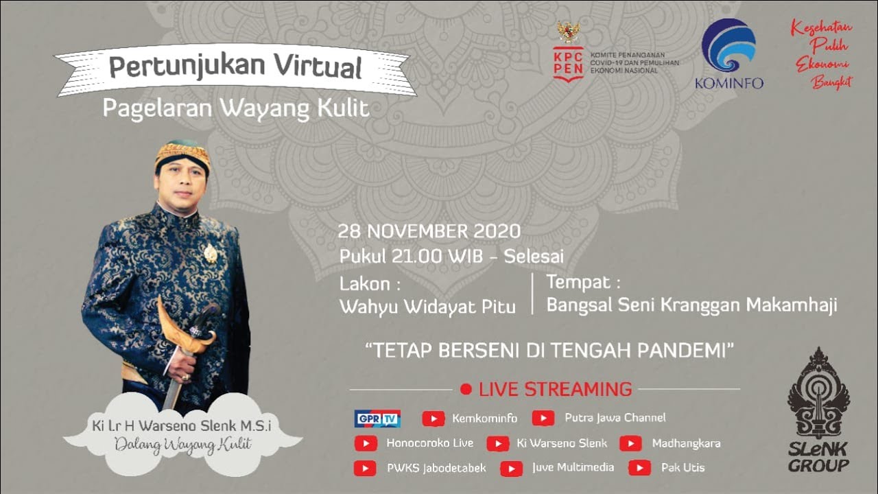 Pergelaran Wayang Kulit - Lakon Wahyu Widayat Pitu