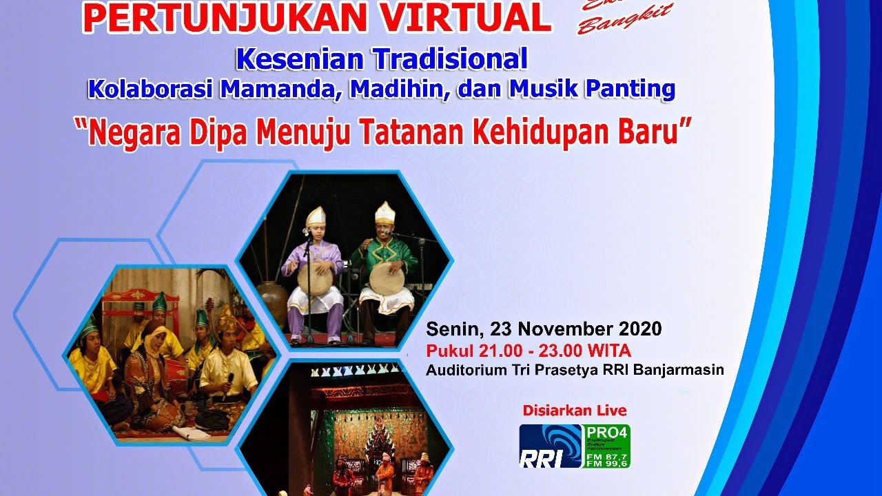 [Pertunjukan Virtual] Kolaborasi Mamanda, Madihin dan Musik Panting