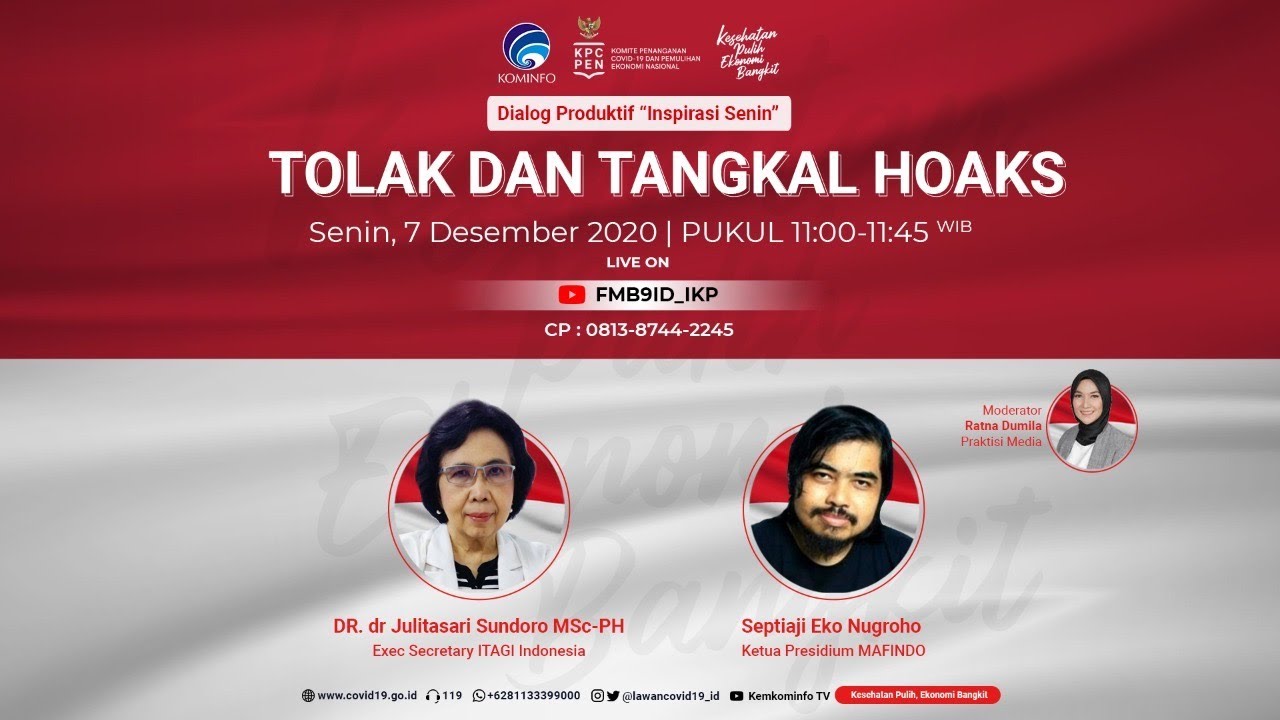 [Diskusi Online] TOLAK DAN TANGKAL HOAKS