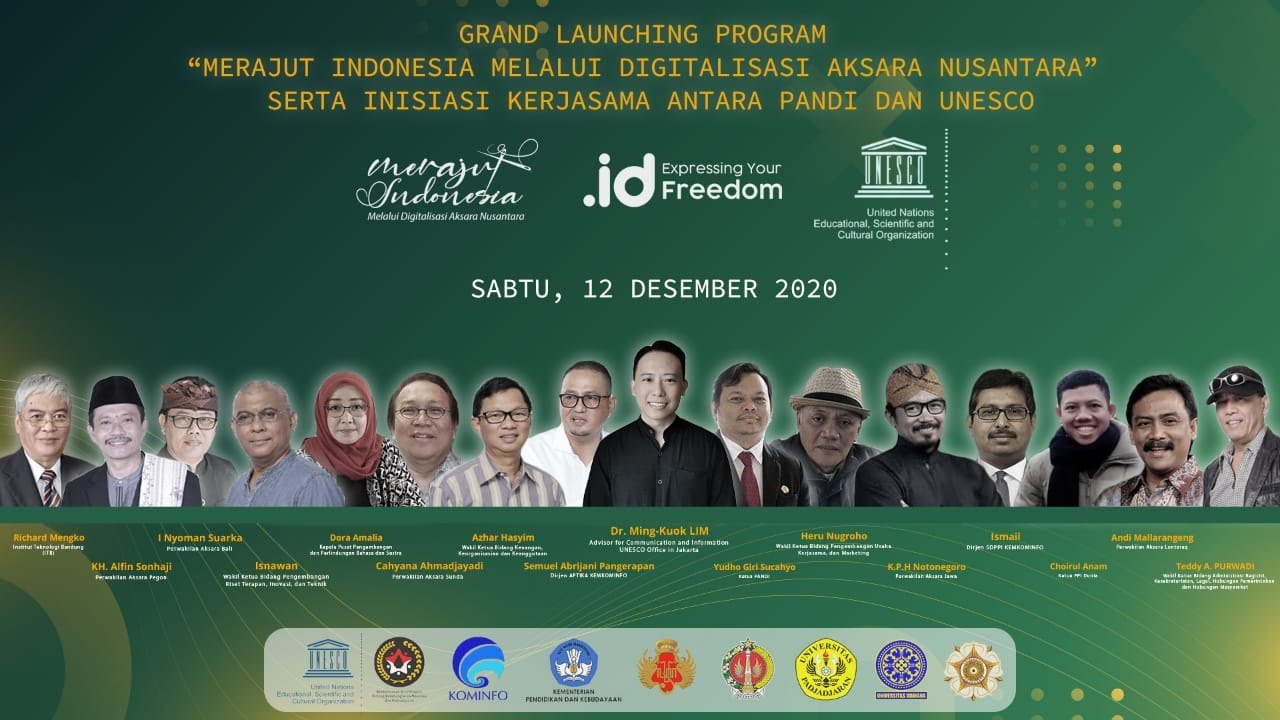 Grand Launching Program Merajut Indonesia Melalui Digitalisasi Aksara