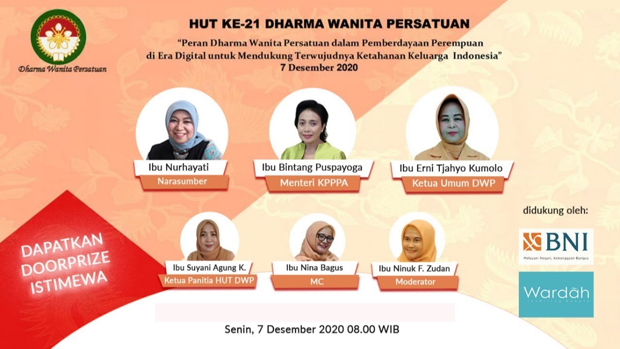 HUT KE-21 DHARMA WANITA PERSATUAN