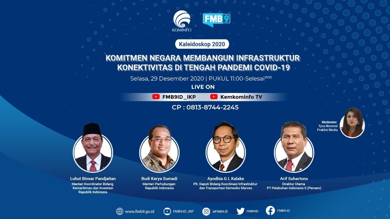 Kaleidoskop 2020 - Komitmen Negara Membangun Infrastruktur Konektivitas di Tengah Pandemi COVID-19