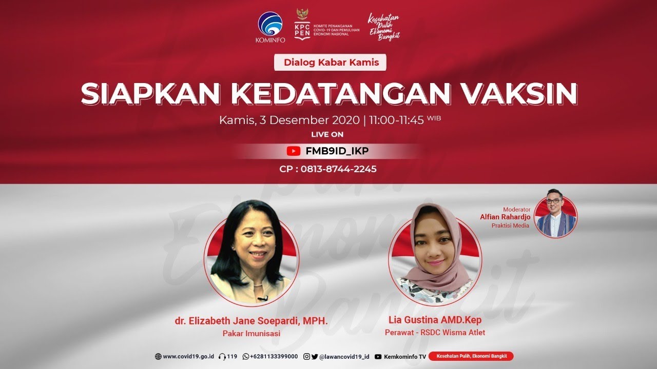 KPCPEN - Siapkan Kedatangan Vaksin