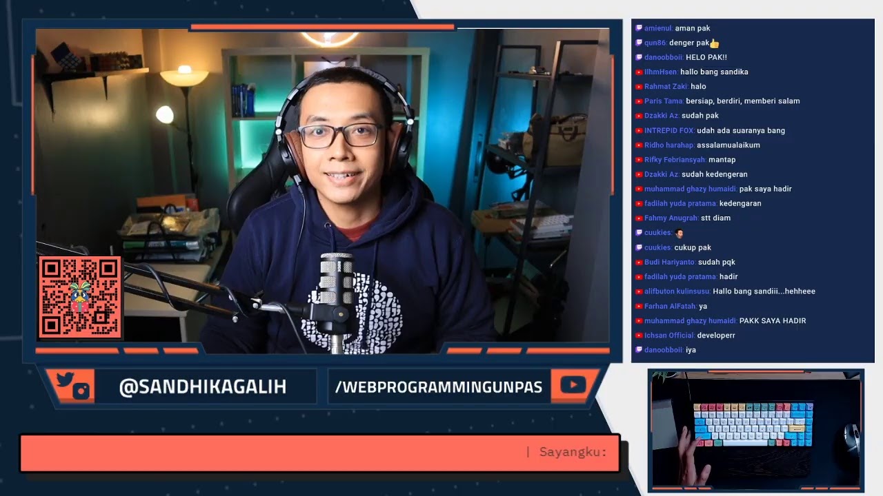 Livestream Akhir Tahun | Showcase Project | Meme Review | CodeWars | ketik !commands