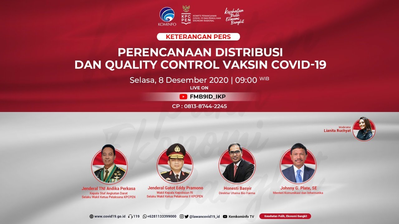 Perencanaan Distribusi dan Quality Control Vaksin Covid-19