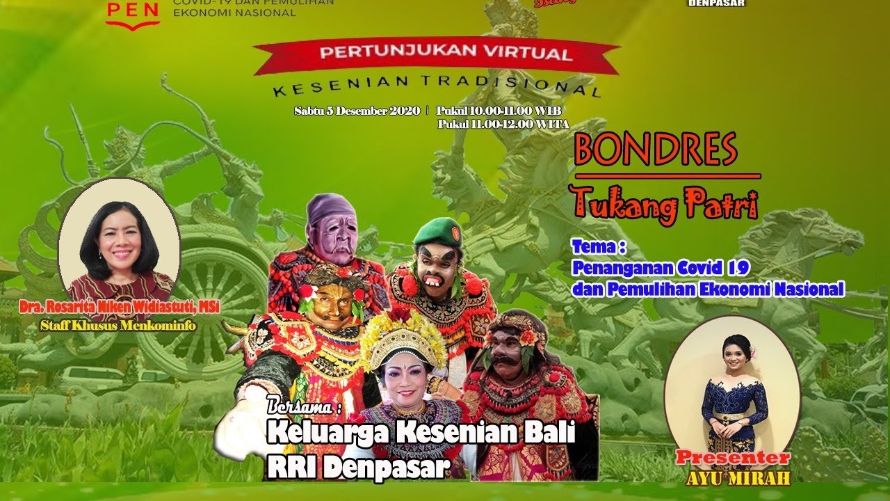 Pertunjukan Virtual: BONDRES - Tukang Patri