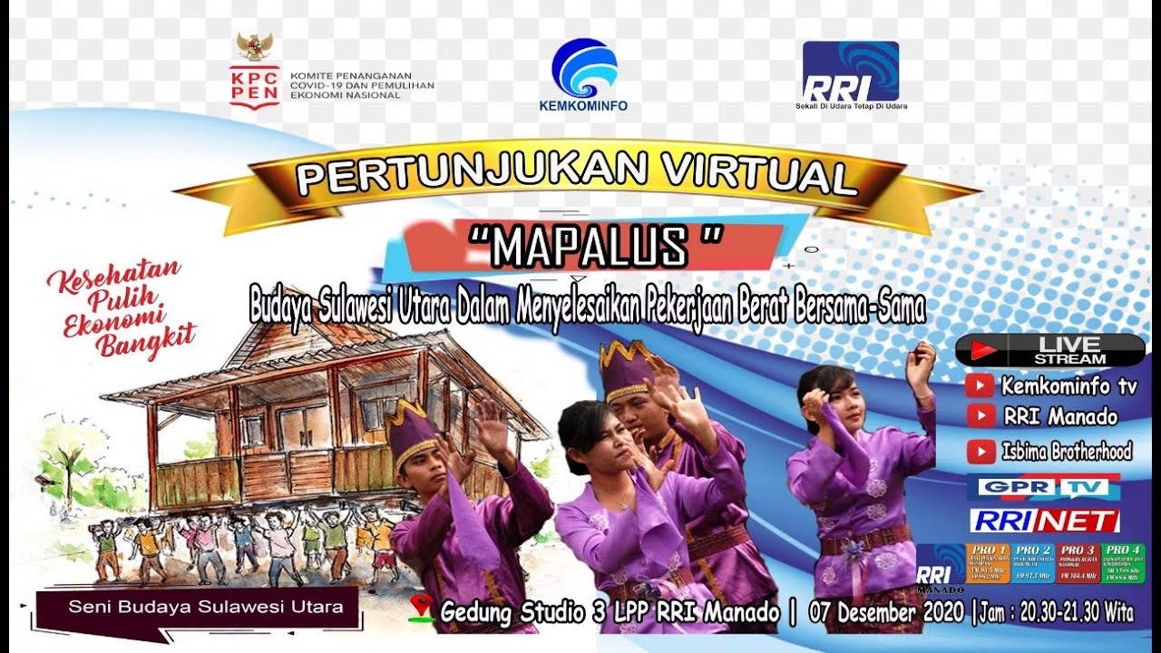 Pertunjukan Virtual - "Mapalus" Budaya Sulawesi Utara